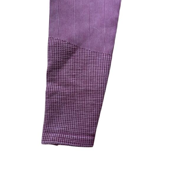 Offline By Aerie Burgundy Ribbed Women's 7/8 Leggings Size Large - Picture 4 of 5